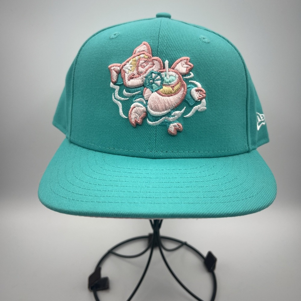 Limited Edition The Clink Room Hat Pigs In Paradise! Sz 7 3/4
